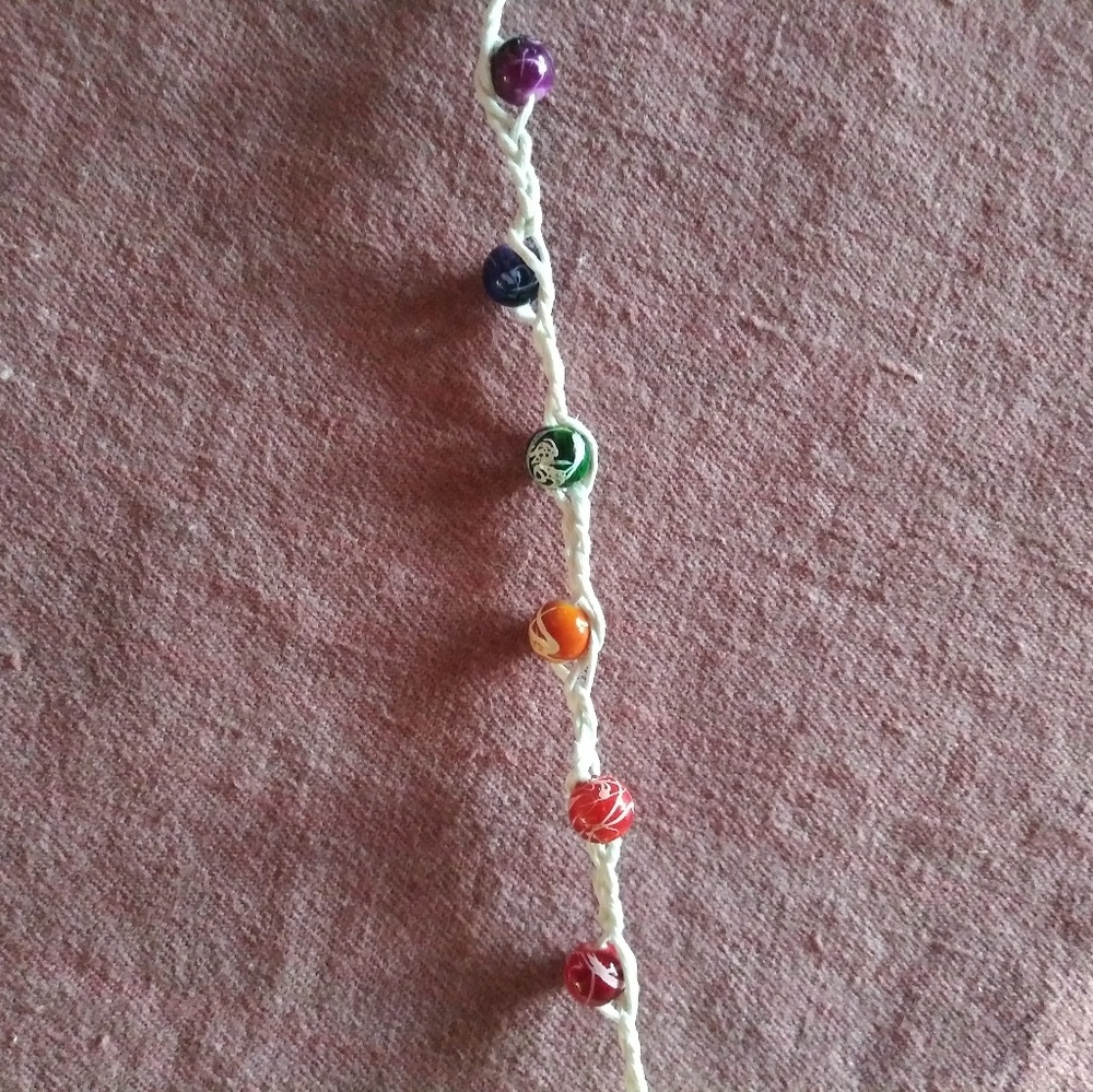 Handmade hemp string bracelet